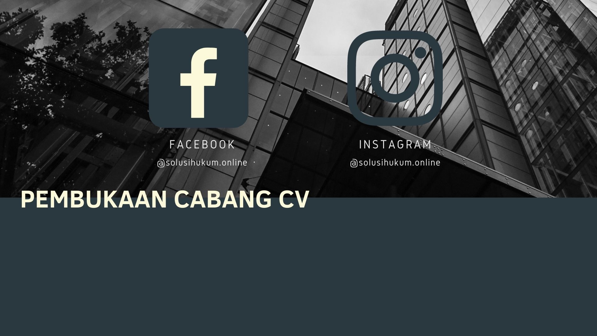 Urus Izin Pembukaan Cabang CV