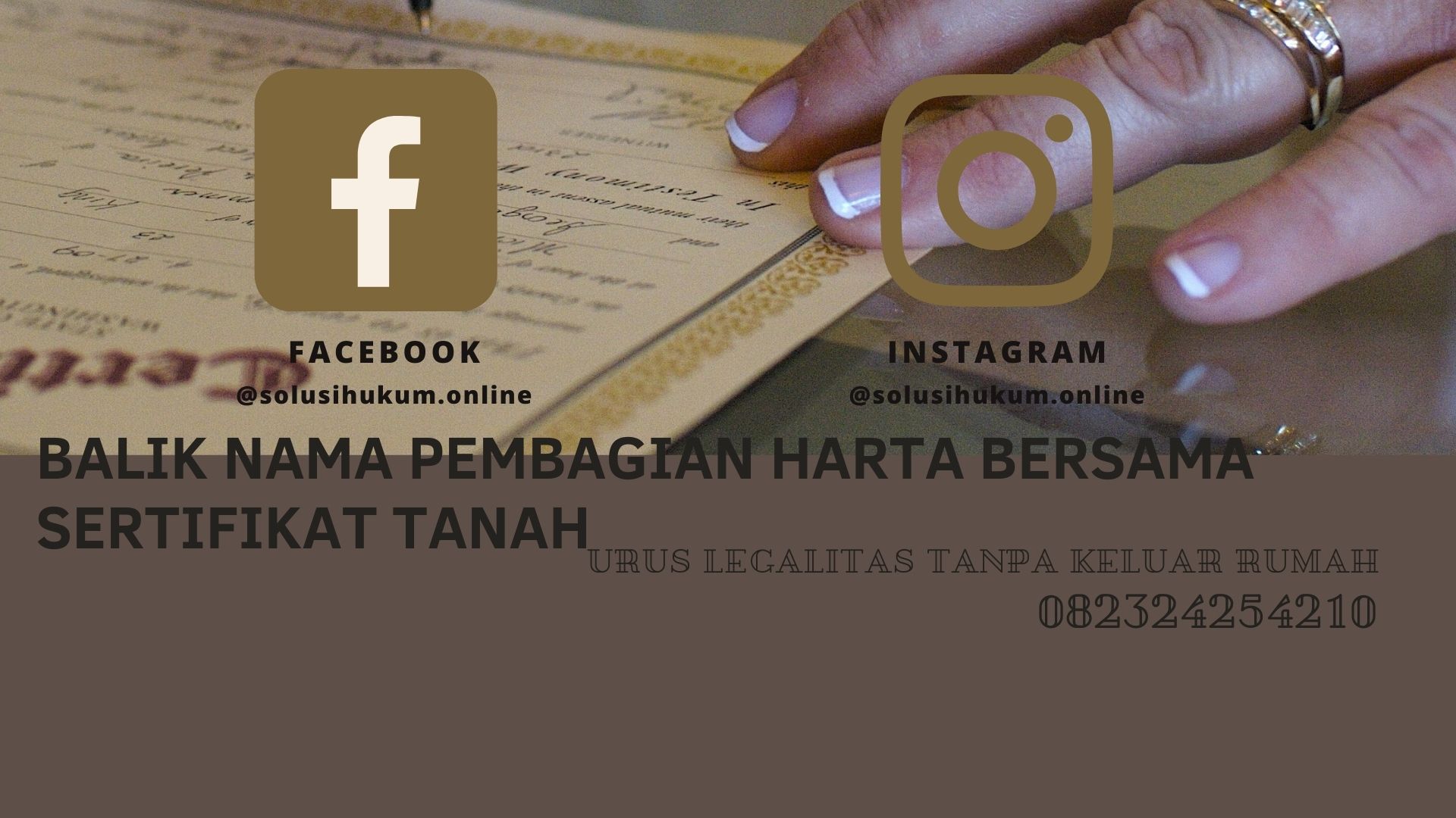 BALIK NAMA PEMBAGIAN HARTA BERSAMA SERTIFIKAT TANAH