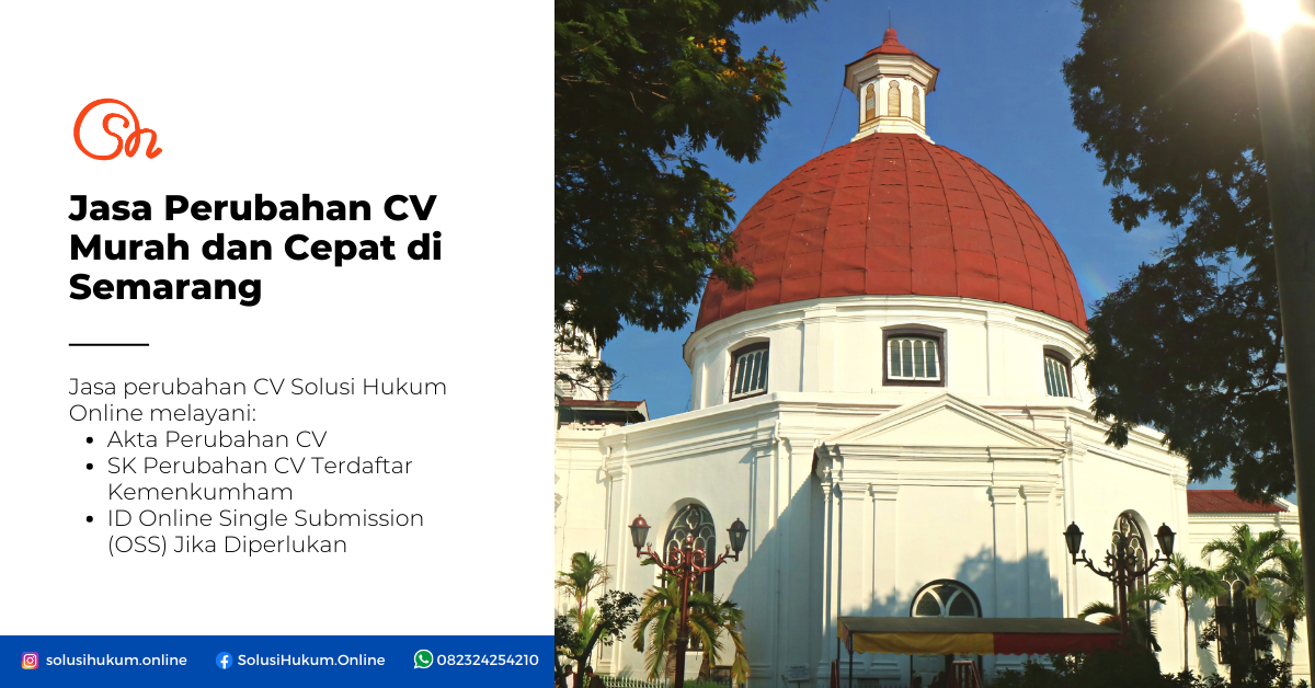 Jasa Perubahan CV di Semarang